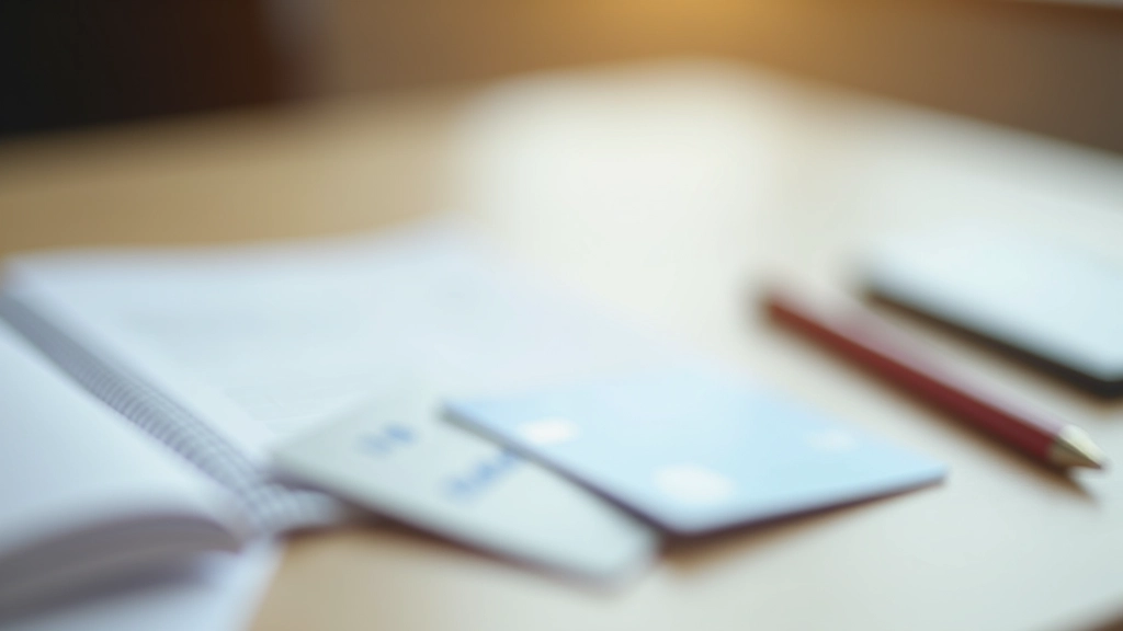 Sparbuch und Bankkarte liegen auf einem Schreibtisch mit Dokumenten